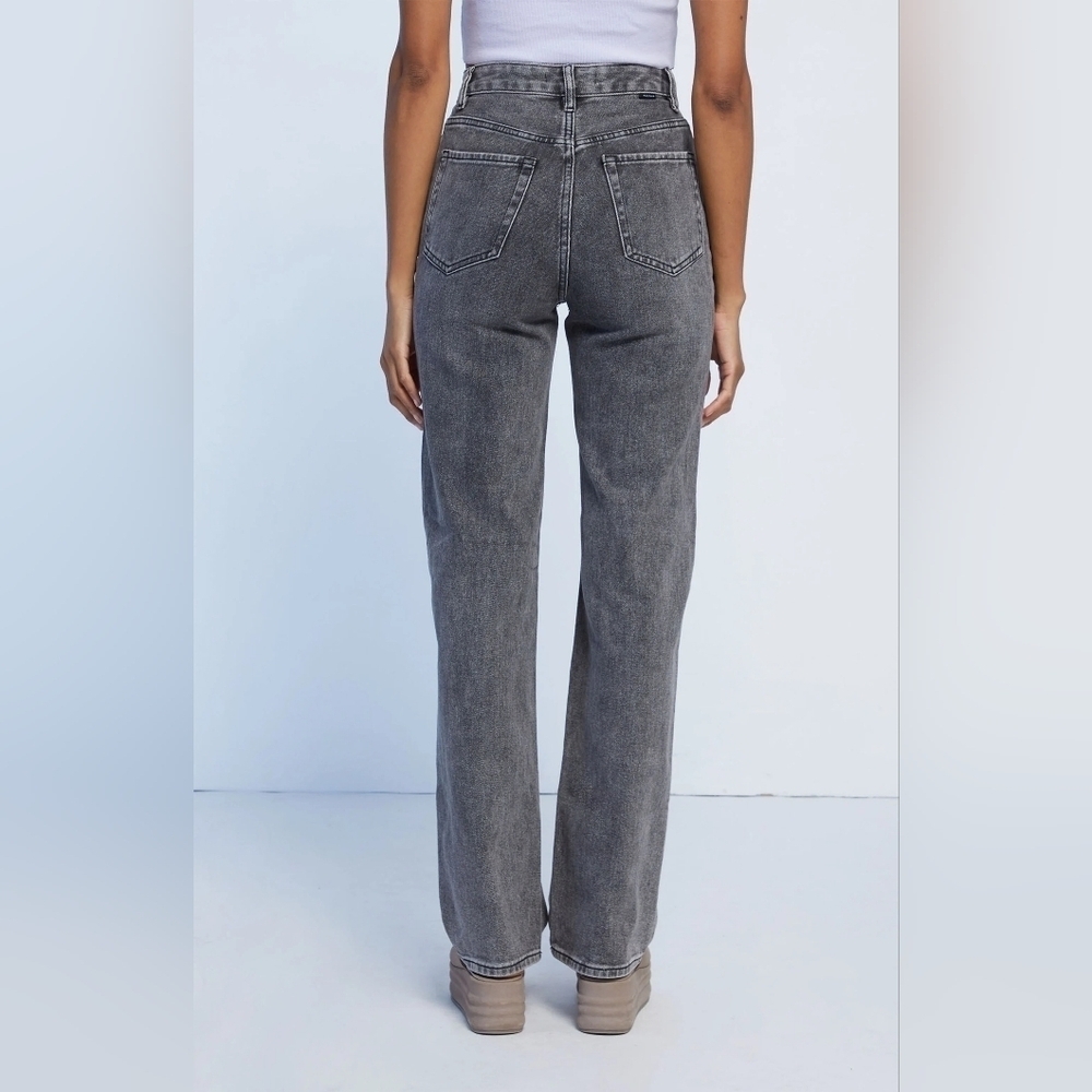 Pacsun Washed Ripped '90s Boyfriend Jeans, Color Washed Black Size 26 - Picture 3 of 16